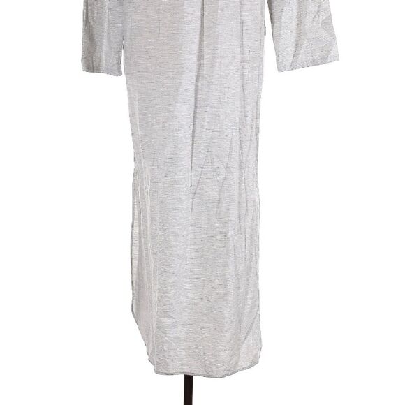 Ocean+Main 100% Cotton Upcycled Classic Cotton Maxi Tunic Dress with Pockets L - Picture 3 of 16